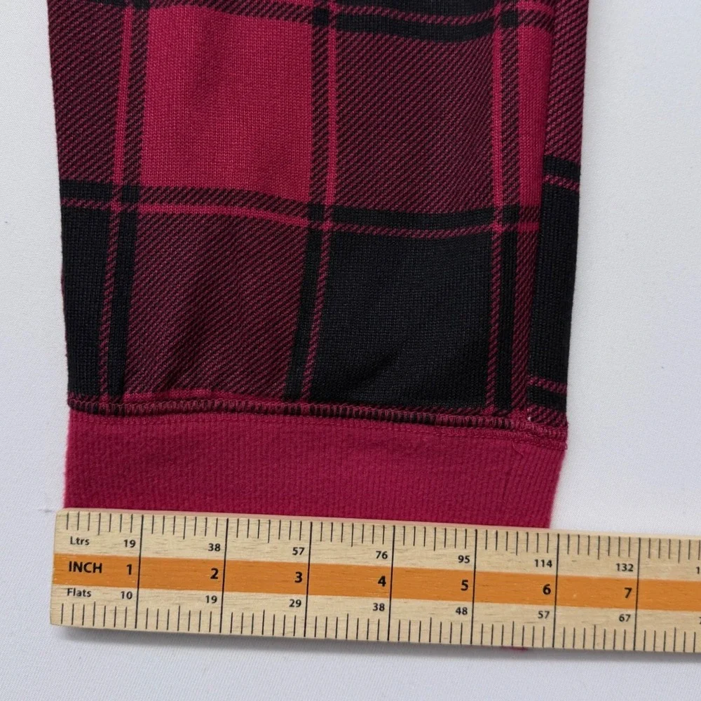 Sonoma Goods for Life Mens XXL Red Black Buffalo Plaid Pajama Jogger Pants NEW